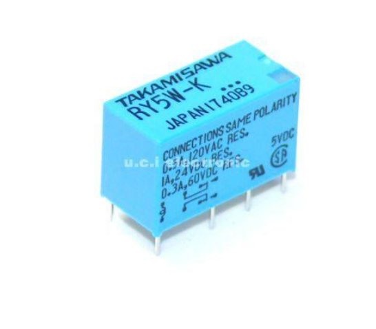 【UCI電子】(D-34) takamisawa RY5W-K 5v繼電器 relay RY12W-K  RY24W-K
