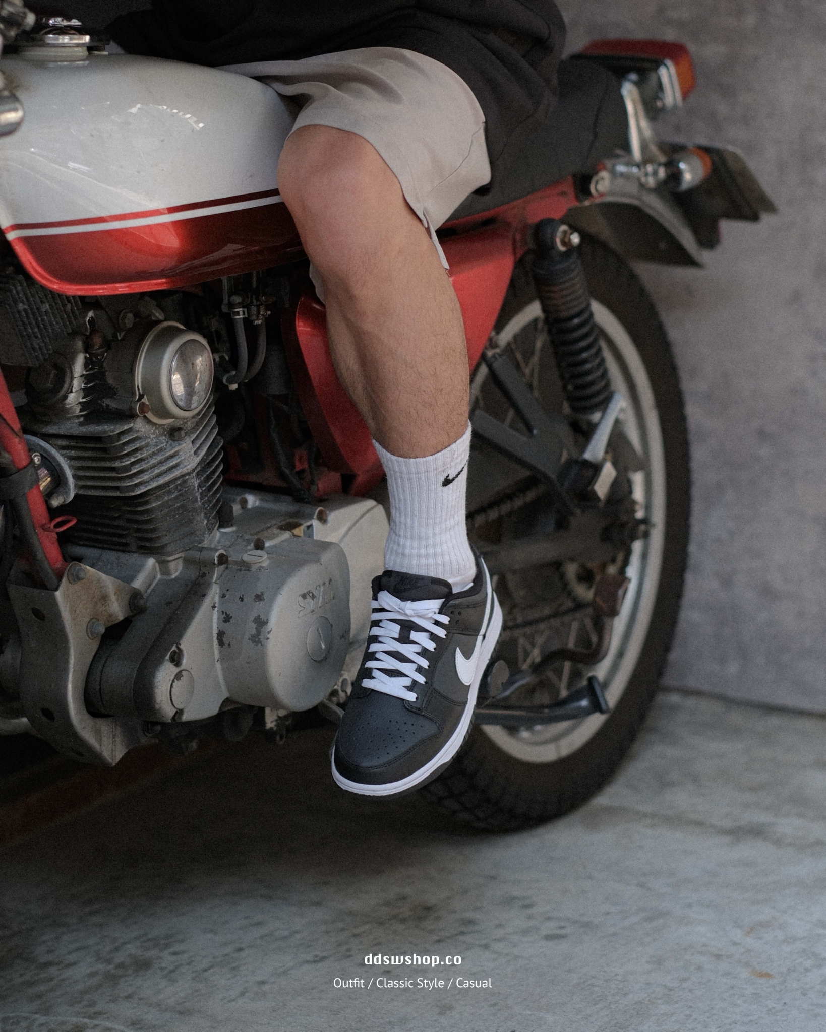 Nike Dunk Low 黑底白勾 反轉 熊貓 DJ6188-002