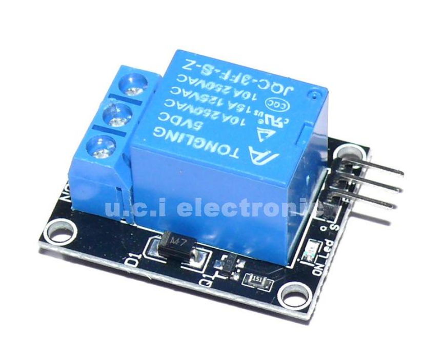 【UCI電子】(Y-4) 1路5V繼電器模塊 黑色 一路繼電器模塊模塊