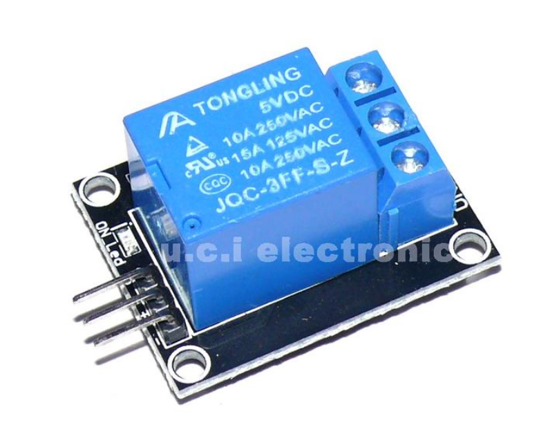 【UCI電子】(Y-4) 1路5V繼電器模塊 黑色 一路繼電器模塊模塊