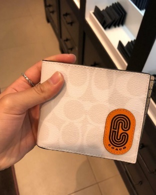 [S] COACH 3 IN 1 RETRO C LEATHER WALLET,CHALK/CANDIED MULTI, 195031480119 (SCO54)