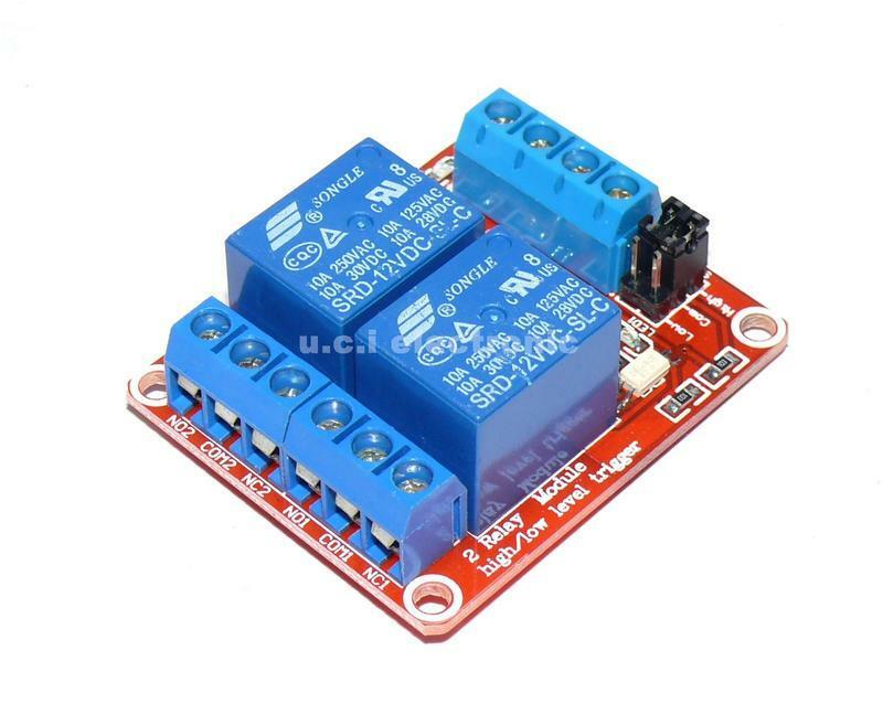 【UCI電子】(Y) 5V 12V 2路 繼電器 模組 帶 光耦隔離 高低電平 觸發 高低電位