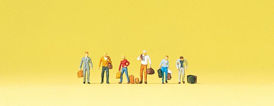 Preiser 88546 Z scale Gehende Reisende