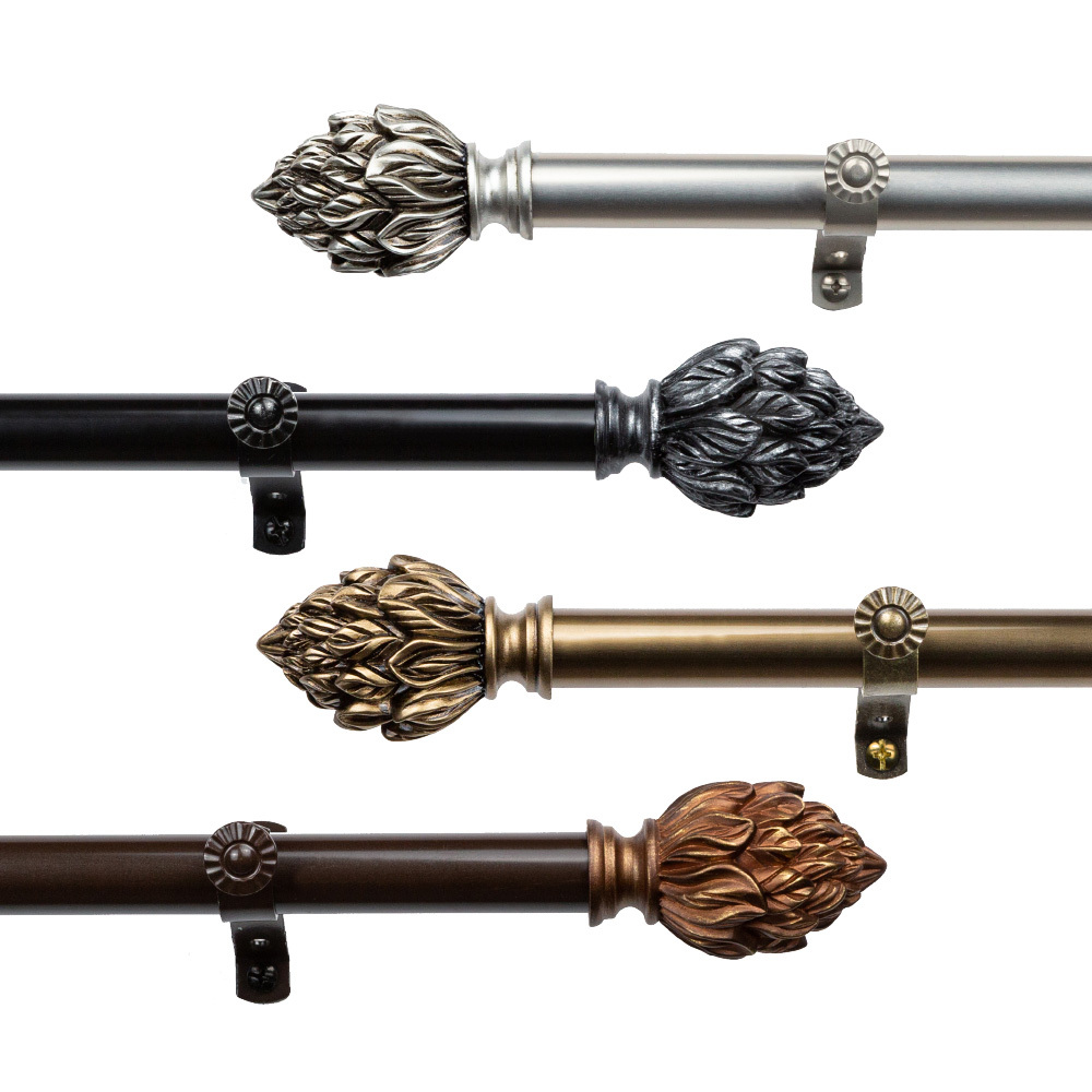 20.7mm│優雅火花│伸縮窗簾桿架│4色2尺寸