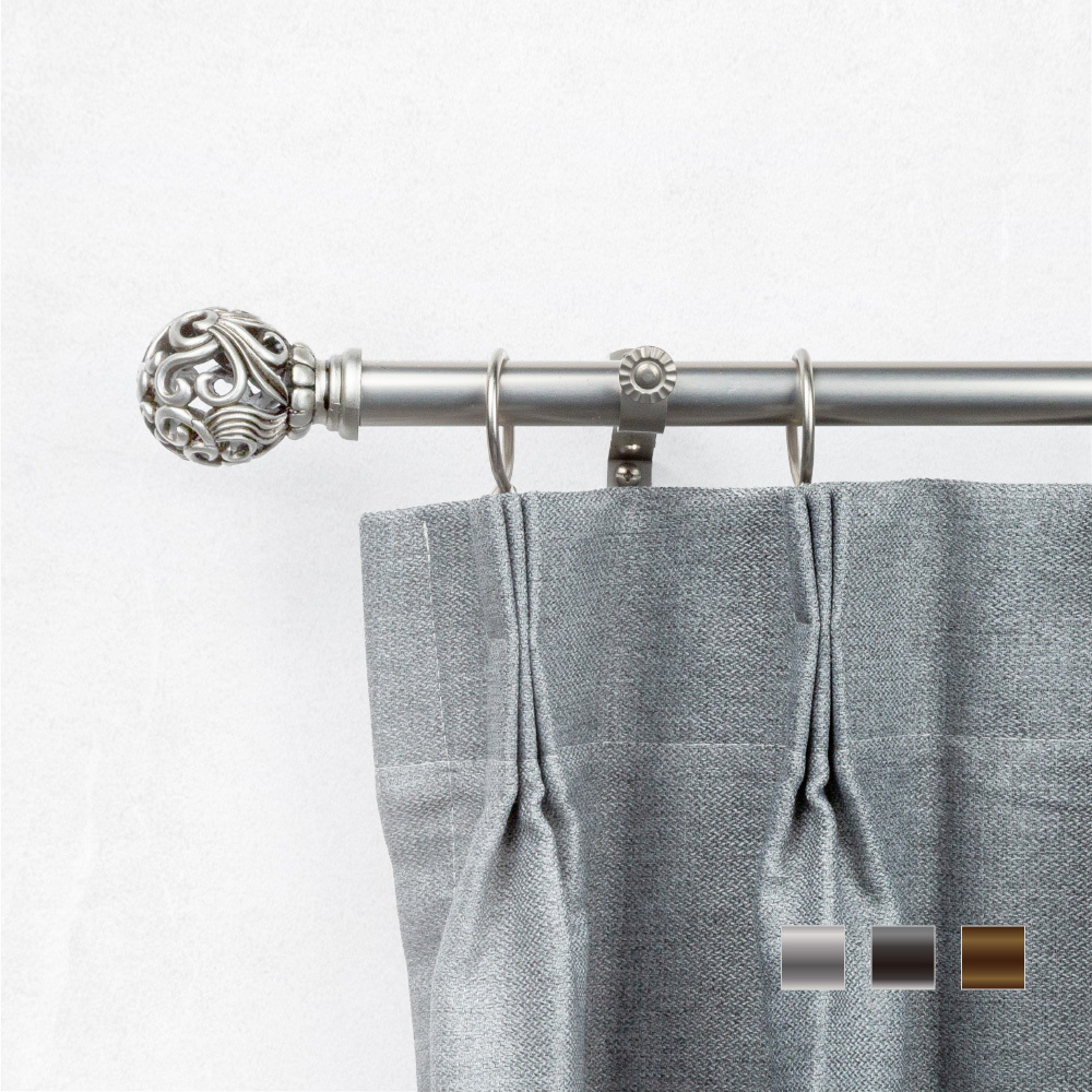 20.7mm│印象浪漫│伸縮窗簾桿架│4色2尺寸