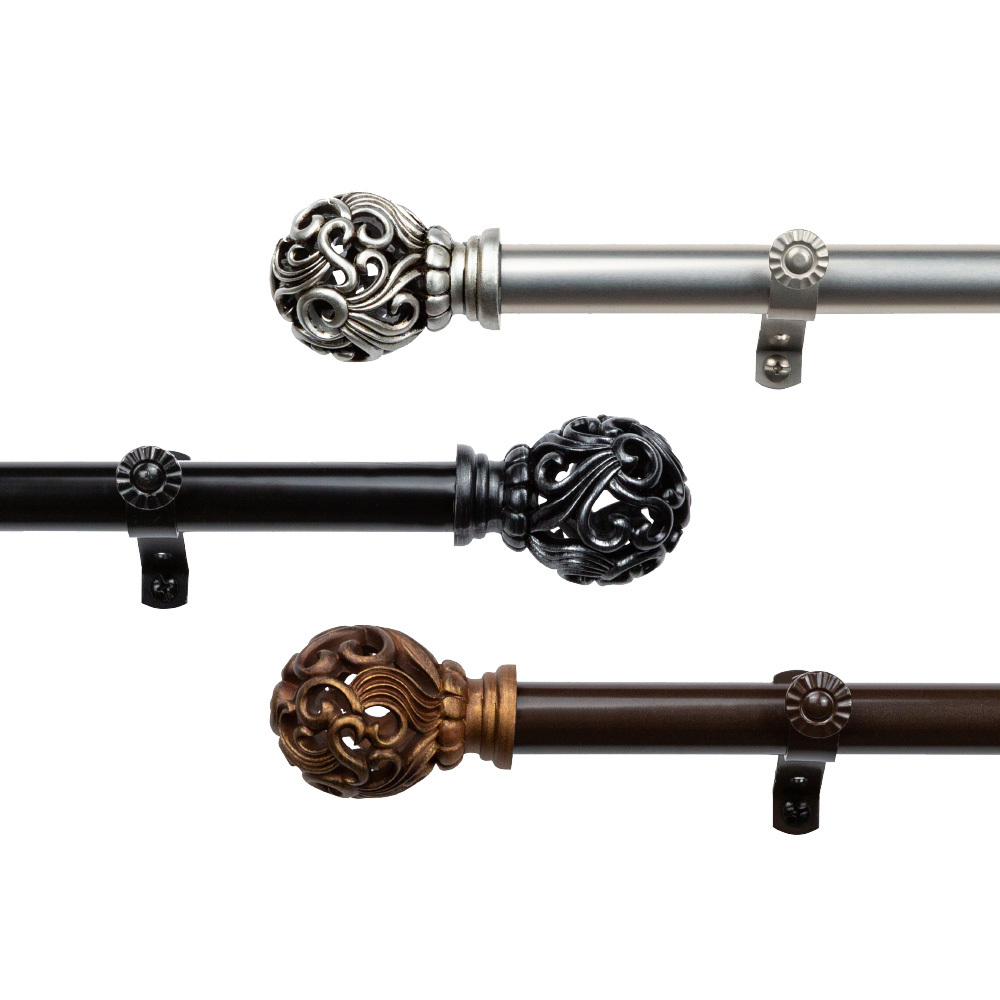 20.7mm│印象浪漫│伸縮窗簾桿架│4色2尺寸