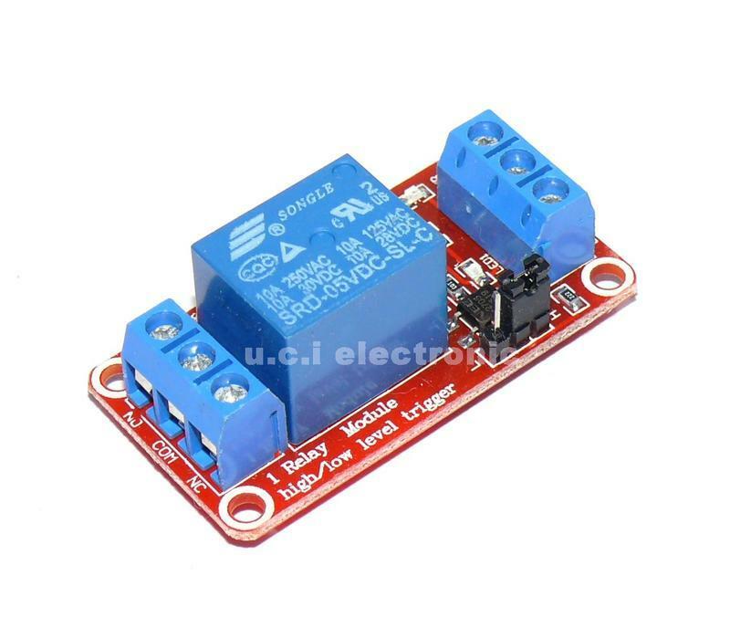 【UCI電子】(Y-4) 1路繼電器模組帶光耦隔離 高電平低電平通用板 5V/12V/24V版本都有