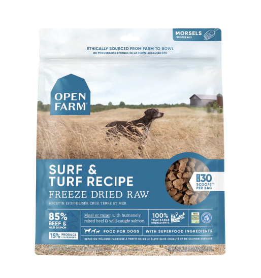 OPEN FARM 冷凍脫水生肉狗糧 海鮮大餐 13.5OZ