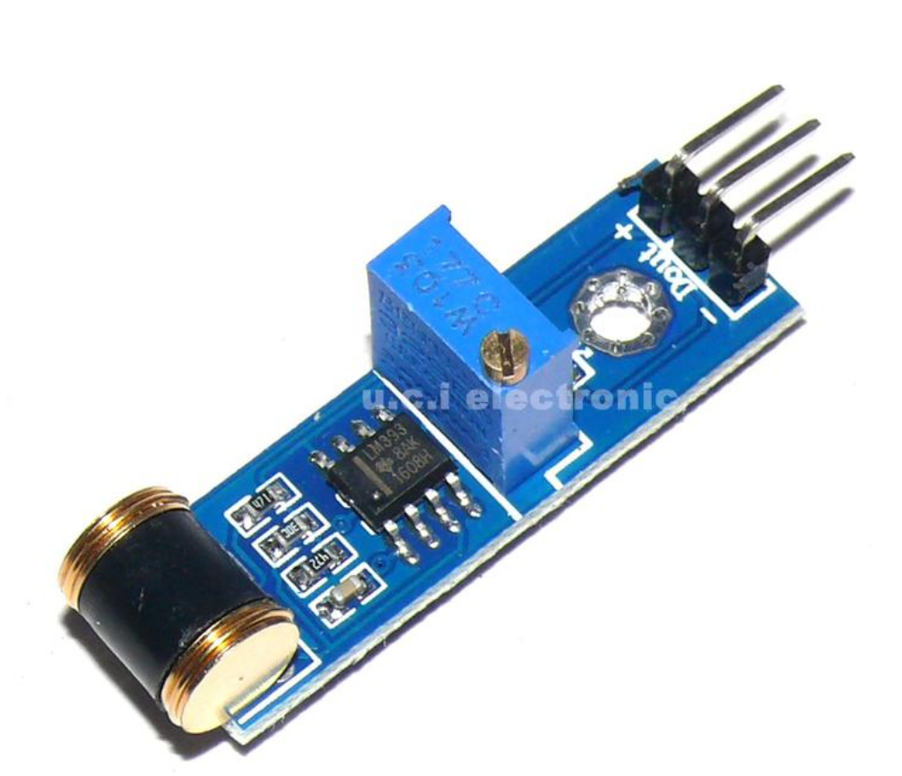 【UCI電子】(4-3) 機器人 801S 振動震動感測器 模擬輸出 靈敏度可調