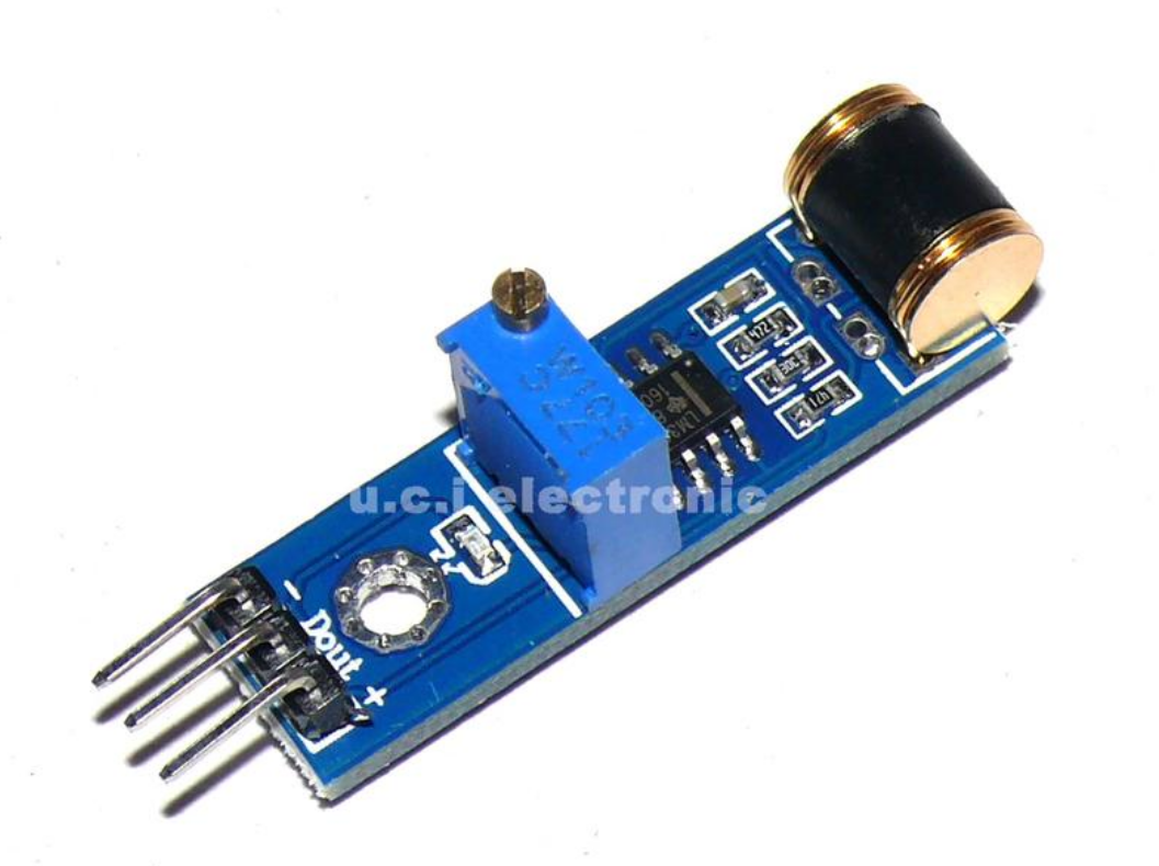 【UCI電子】(4-3) 機器人 801S 振動震動感測器 模擬輸出 靈敏度可調