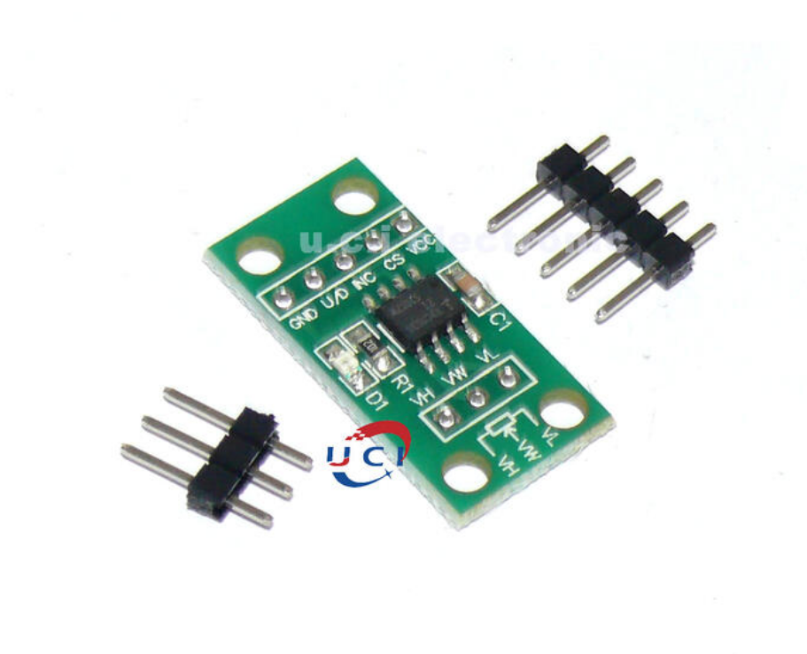 【UCI電子】(10-10) X9C103S數位電位器模組DC3V-5V 10K可滑動100