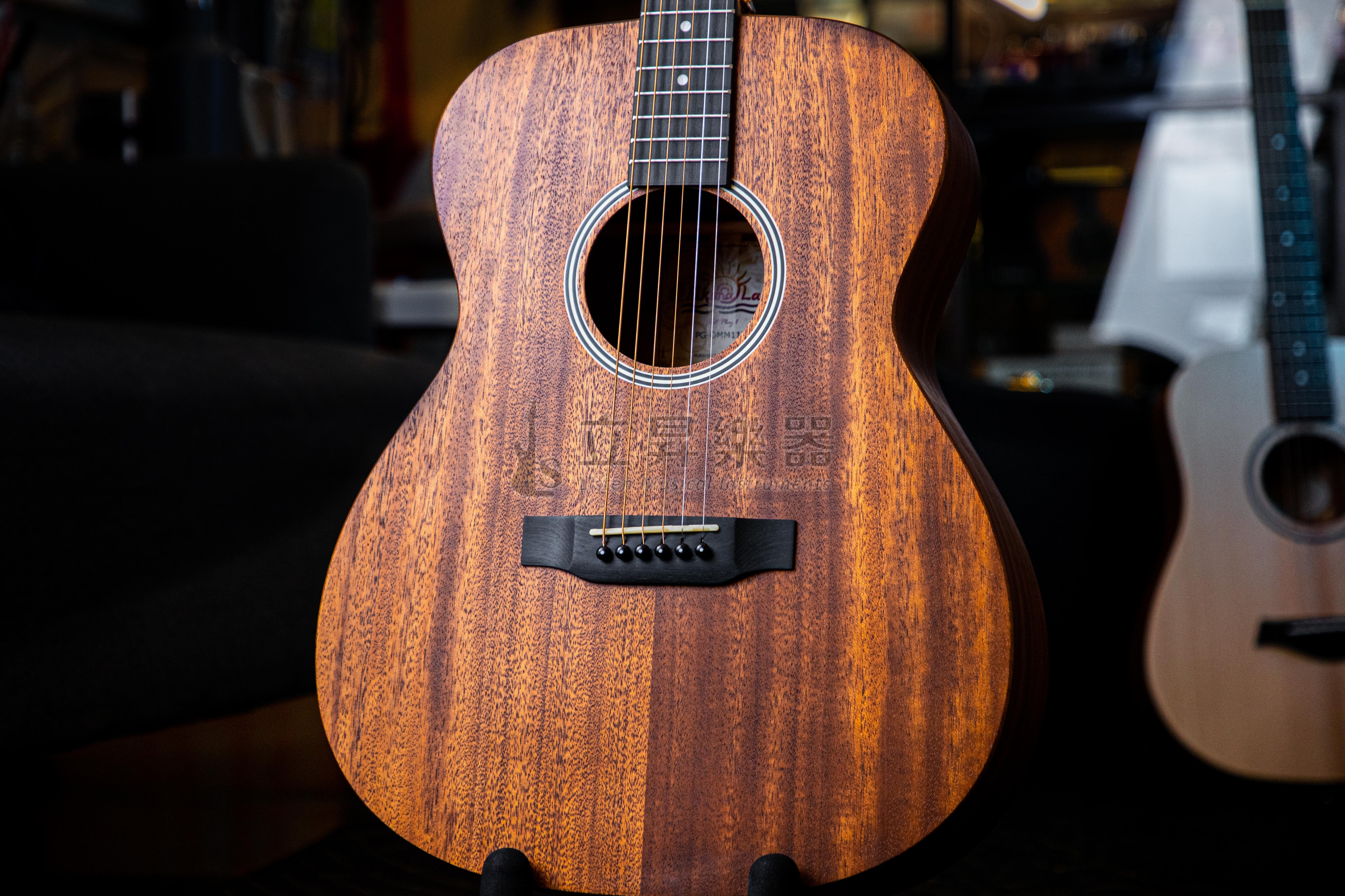 PukanaLa PG-OMM118 全桃花心木 40吋 OM桶 全單板木吉他