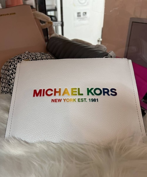 [S] MICHAEL KORS PRIDE JST XXL ZP,BRIGHT WHITE, 196163292571 (SMK97)