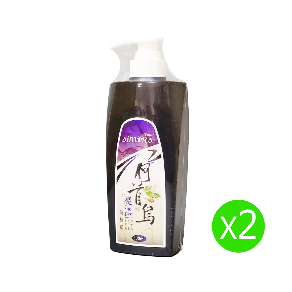 【兩罐】港香蘭 何首烏亮澤洗髮精500ml/罐｜人參、地黃