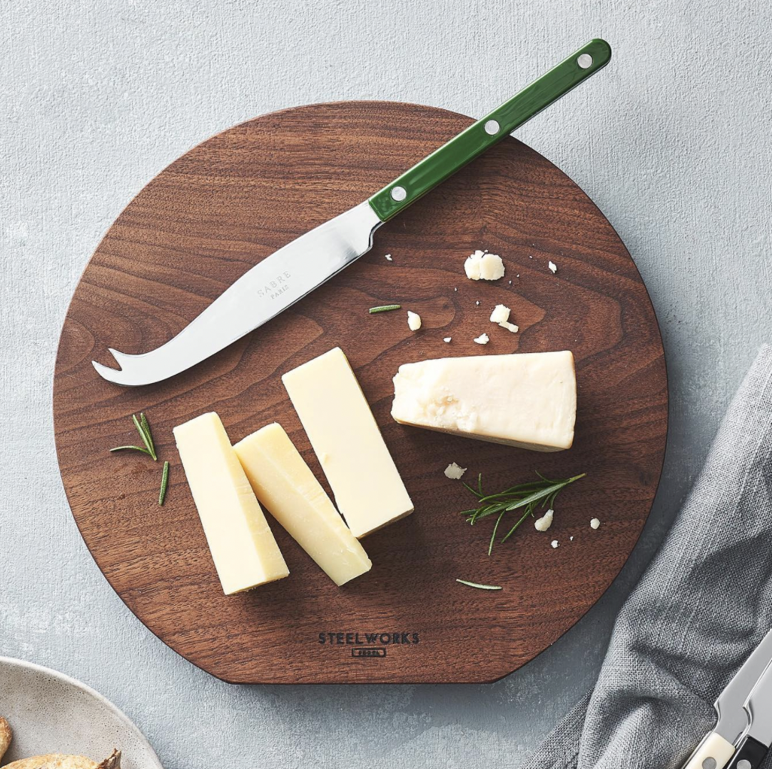 SABRE | Bistrot 復古酒館鈕扣系列 | 起司刀-大 | 亮面 | 綠