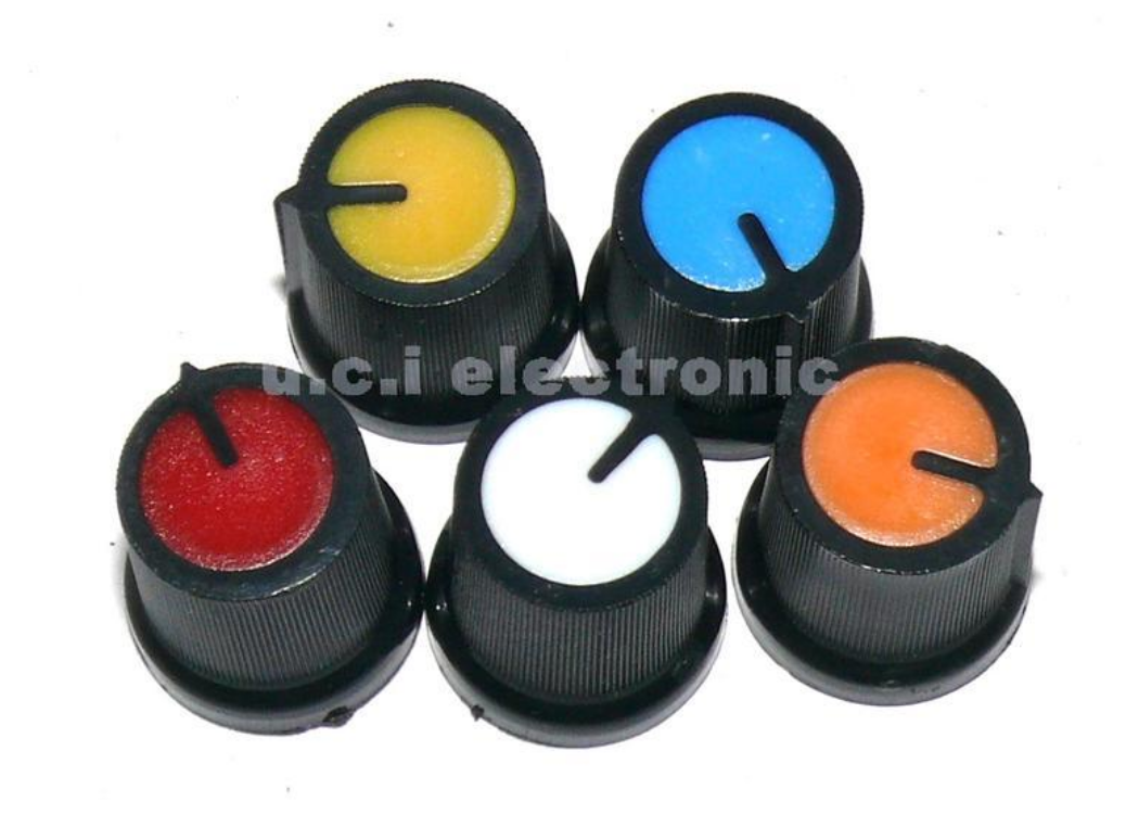 【UCI電子】(二S-2) WH148旋鈕 可變電阻 塑膠旋鈕 梅花柄15X17mm AG2型 電位器 帽 旋鈕