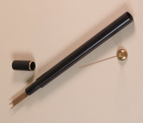 Dual-use Wooden Incense Stick Tube (with incense holder)