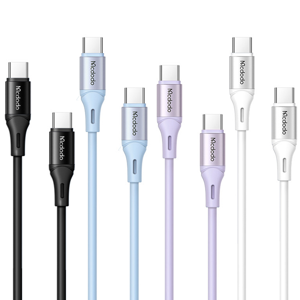 Mcdodo 麥多多 雙Type-C/PD充電線傳輸線閃充線快充線 液態矽膠 極速 120cm