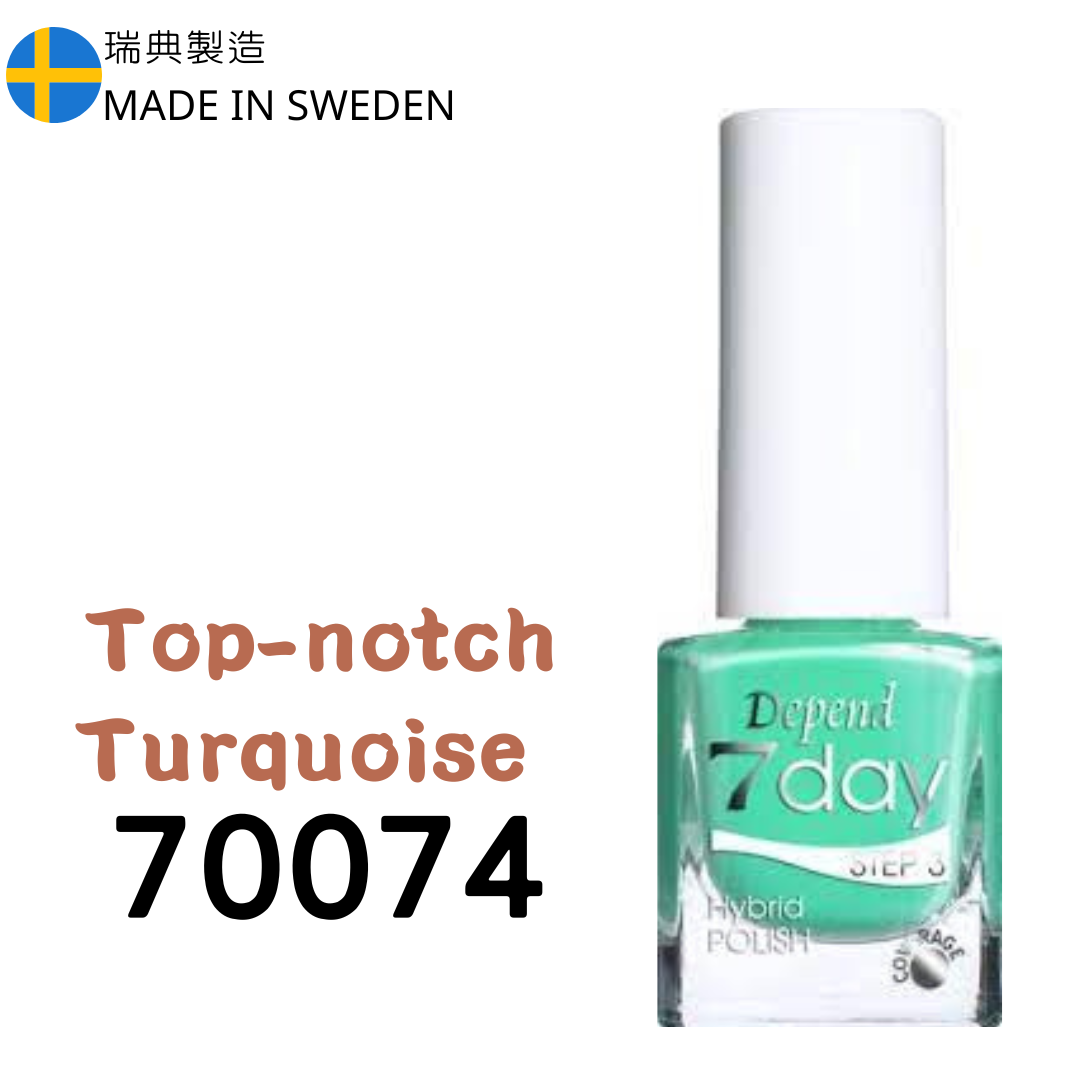 7day 仿GEL甲快乾甲油 70074 Top notch Turquoise (不透明)