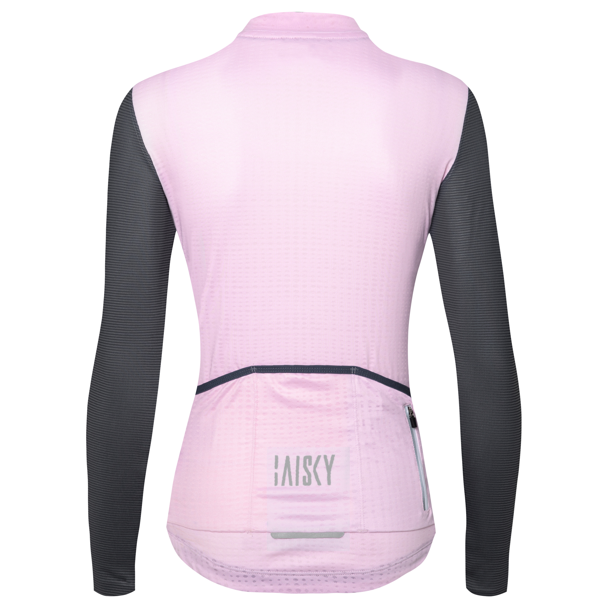 女款空力薄款長車衣 對比 粉