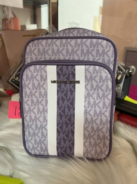 [S] MICHAEL KORS JET SET TRAVEL MD NS CROSSBODY,ORCHD HX MULTI, 196163103365 (SMK106)