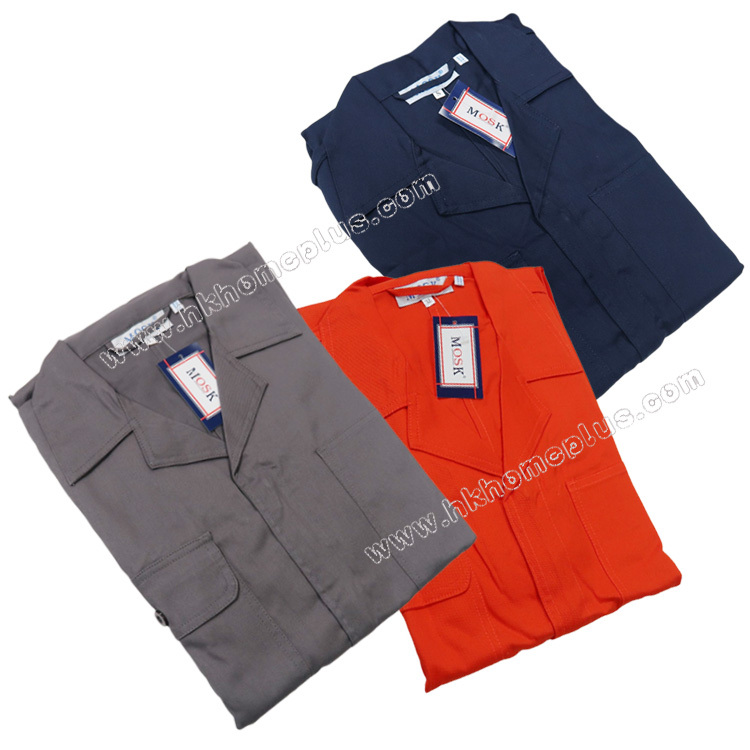 MOSK: 反領長袖連身蛤乸衣 (S-XXL碼)