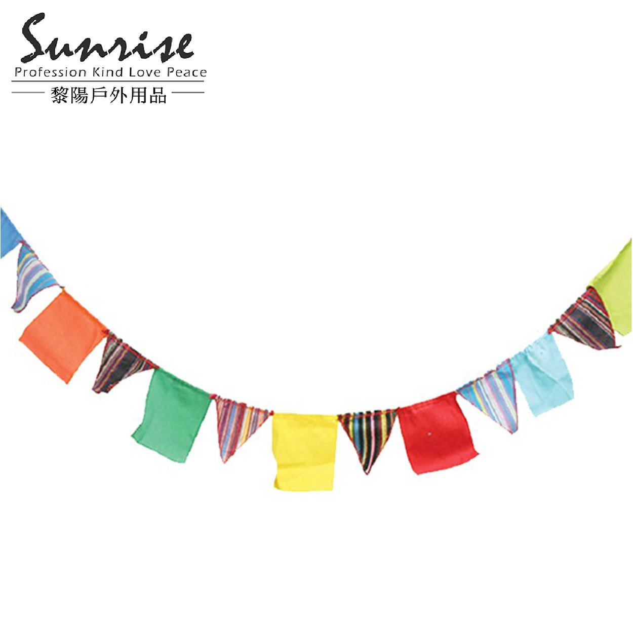 正方十三角民族布旗 營繩/露營/帳篷裝飾/庭院裝飾/節慶裝飾 69CRM0009