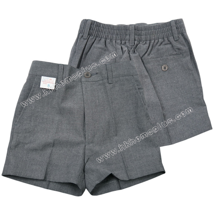 精英牌: 學生的確涼灰色短褲 (6-26碼)
