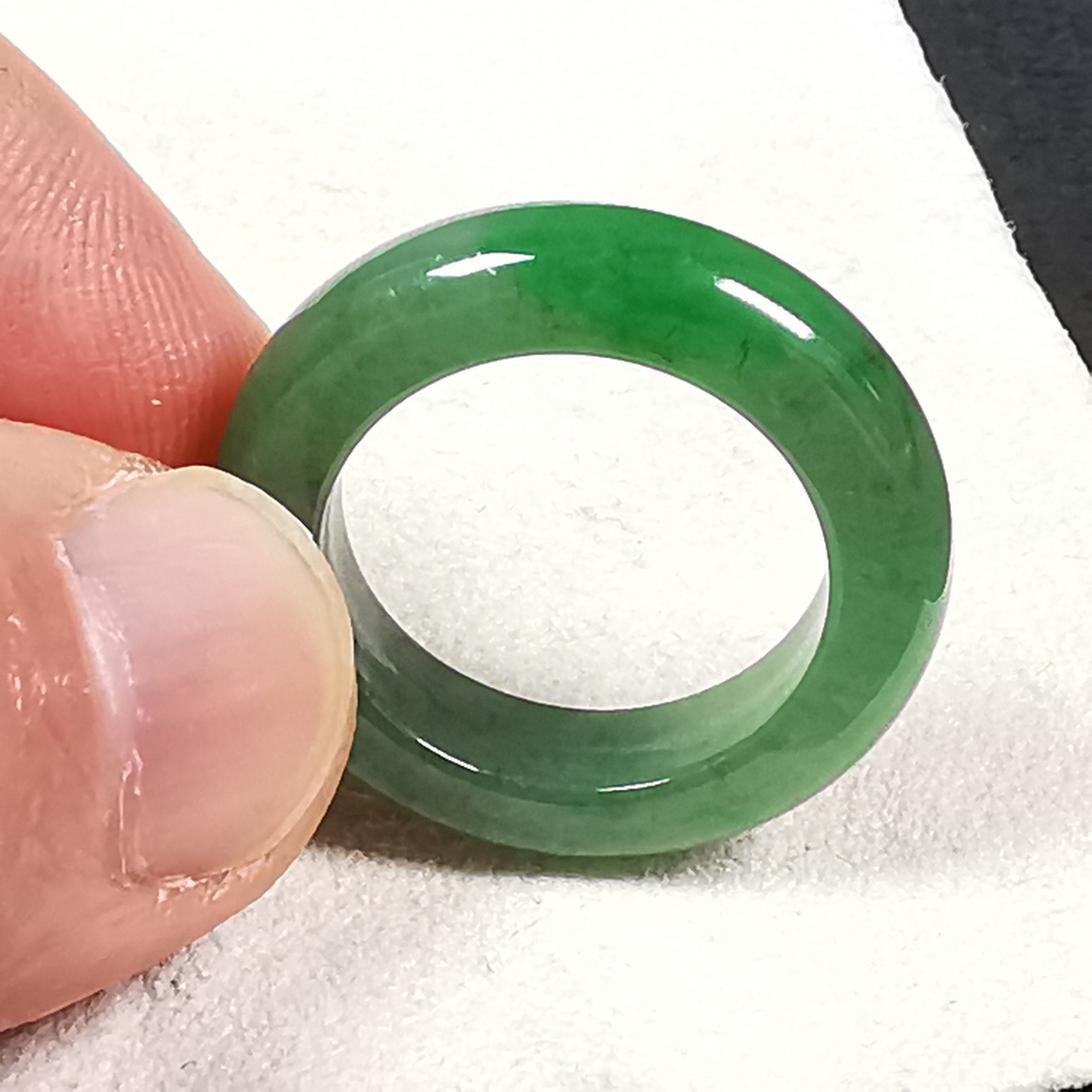 J2034 陽綠戒圈 (圈口17.5mm)