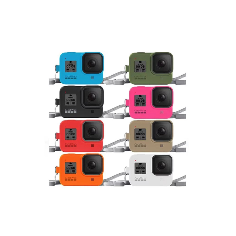 GoPro 原廠矽膠護套 ＋ 繫繩 (Hero8)