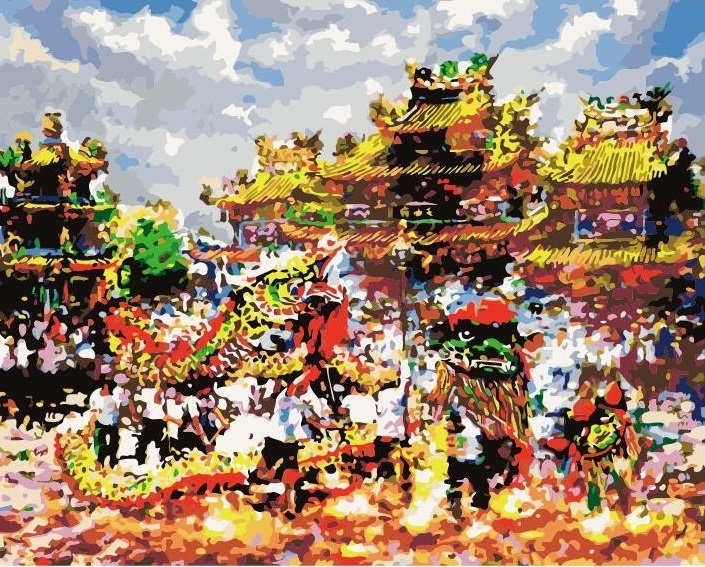 【TW027】台灣風情誌-廟會舞龍