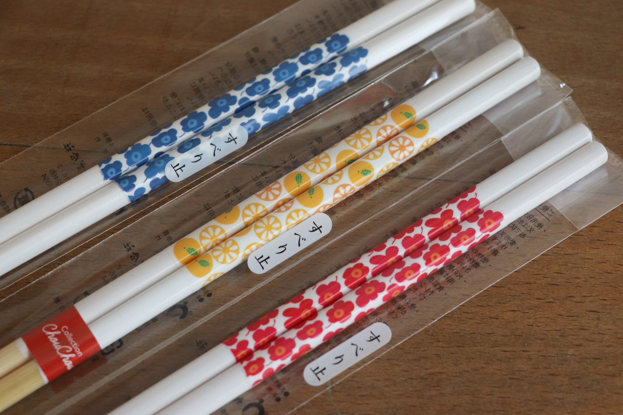 日本製 北歐風印花 料理長竹筷