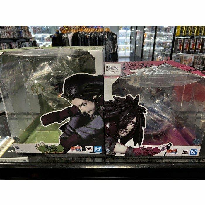 寄賣Figru Zero 火影忍者 疾風伝 千手柱間-木龍- 絆Relation 宇智波斑 威装・須佐能乎- 絆Relation 一套兩盒