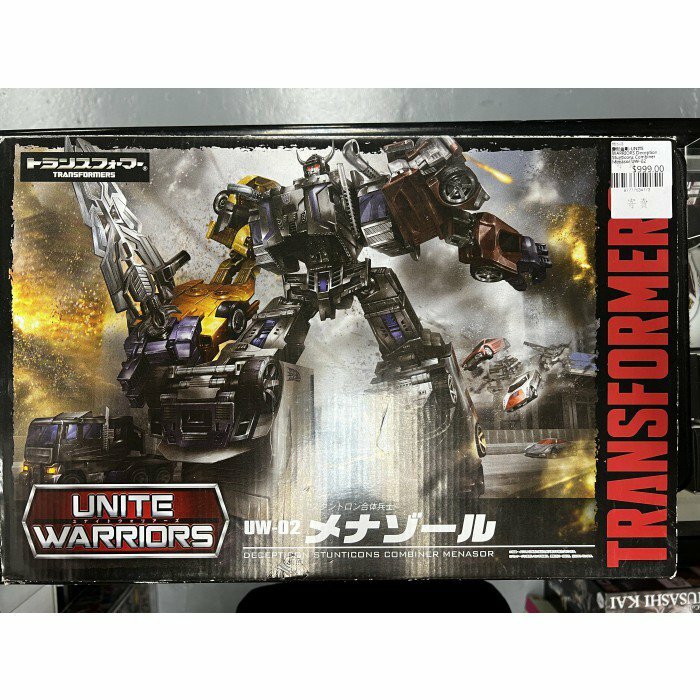 寄賣 變形金剛-UNITE WARRIORS Deception Stunticons Combiner Menasor UW-02
