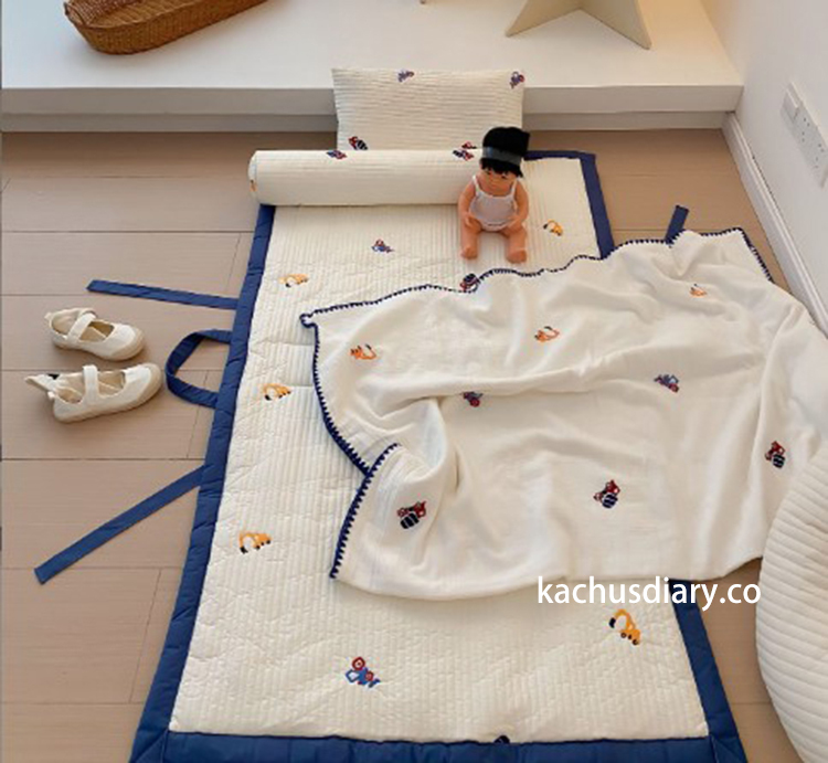 ins 純棉雙面便攜式床墊