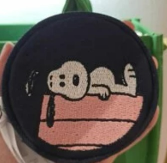 [S] LE.JUNEV SNOOPY SMALL POUCH,BLUE, SLJV17 (SLJV17)