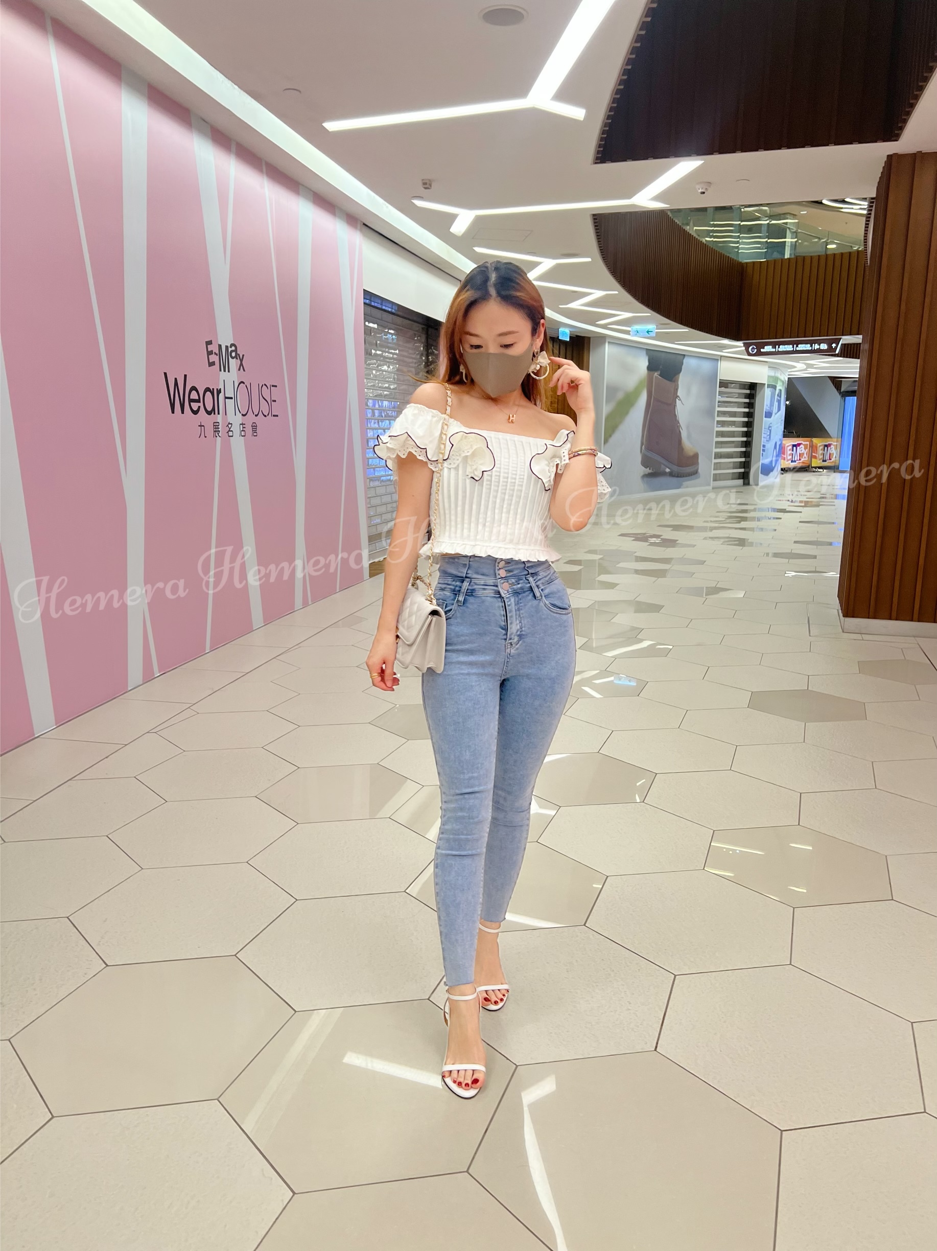 High Waist Skinny Jeans PT22S0726BL