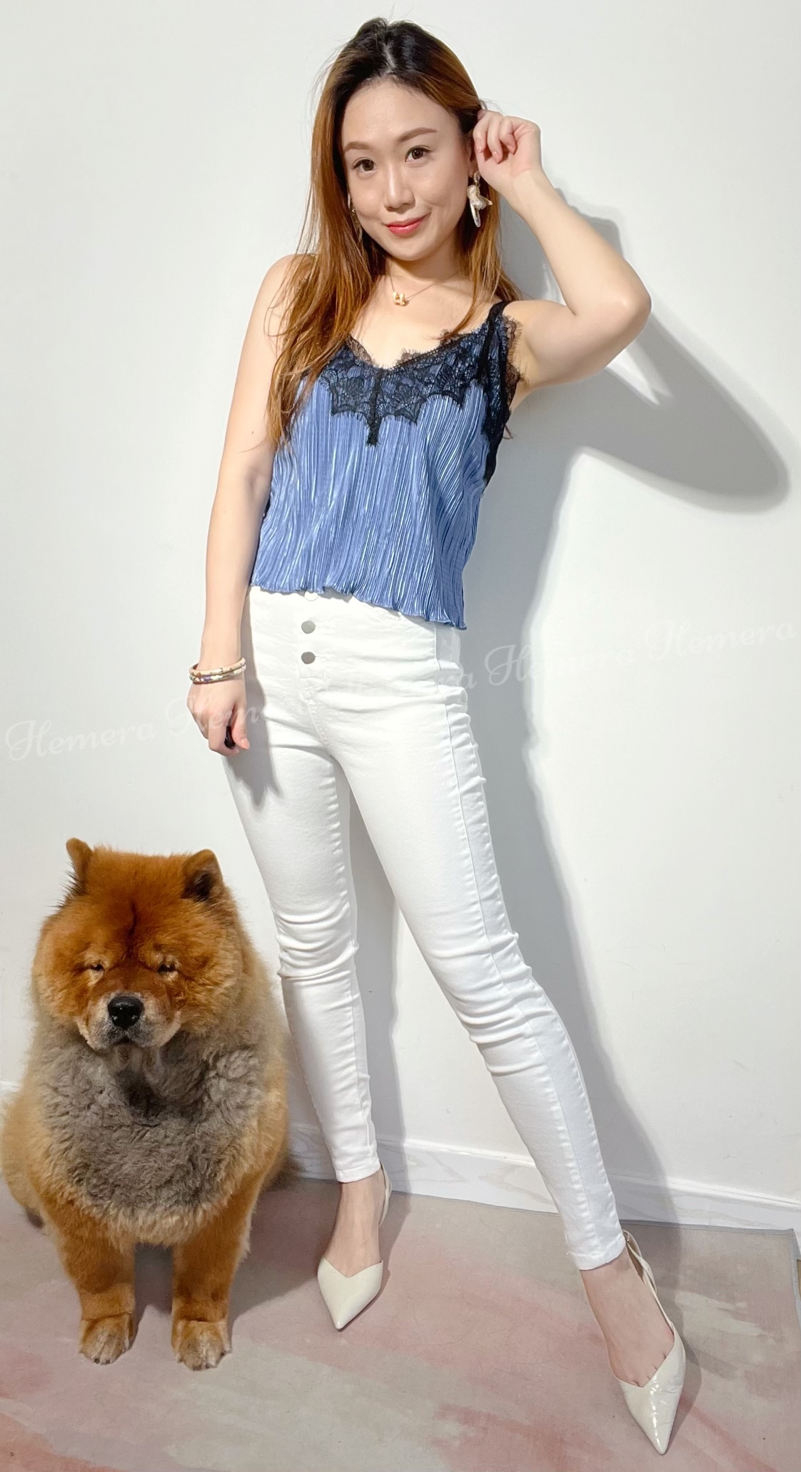 In Stock: White Skinny Jeans PT22S0723WT