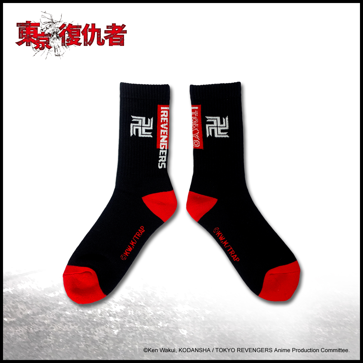 東京復仇者-運動襪-東京復仇者-黑