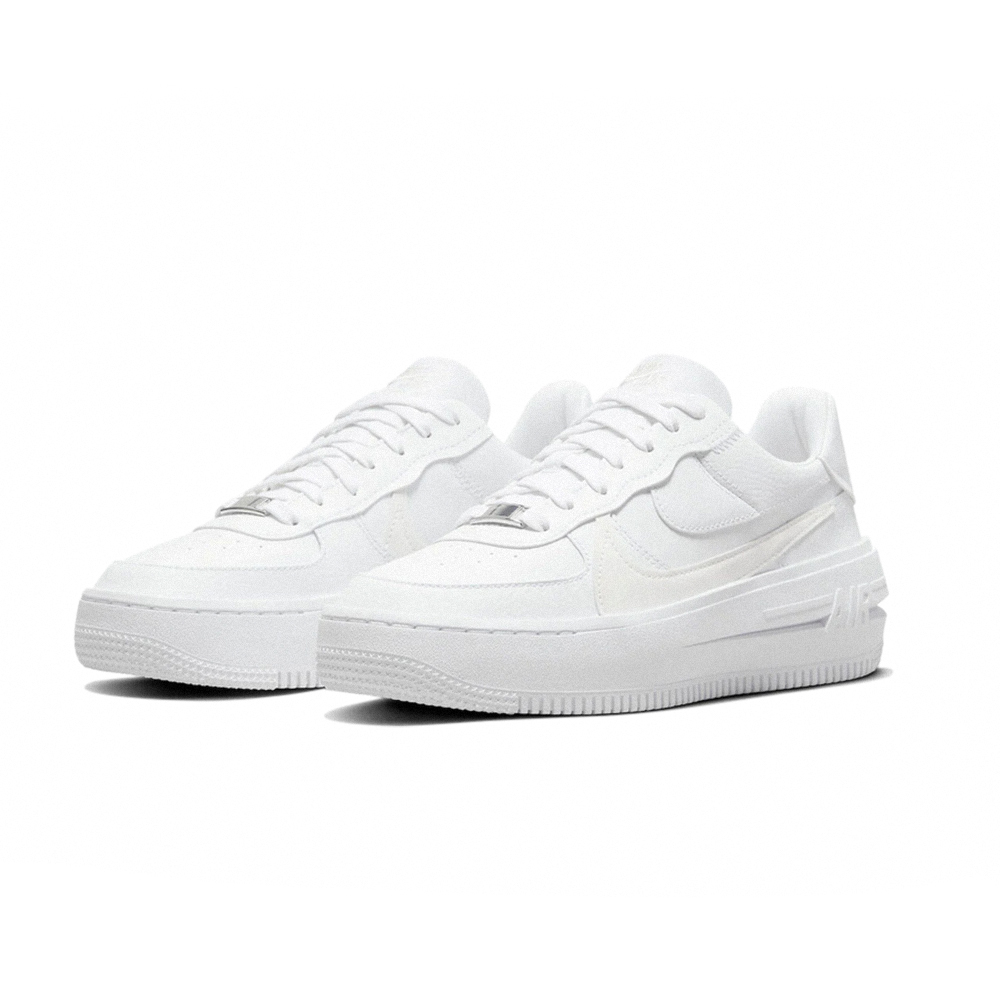Nike Air Force 1 PLT.AF.ORM Triple White 全白 厚底 DJ9946-100