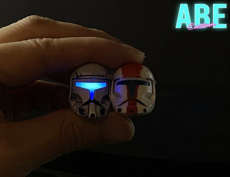 ABE Custom : 1/12 自主研發人手製作 改良版 Clone Commando 頭盔 (自選)