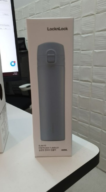 [S] LOCKNLOCK 400ML SLIM FIT ONETOUCH TUMBLER, SLNL11 (SLNL11)