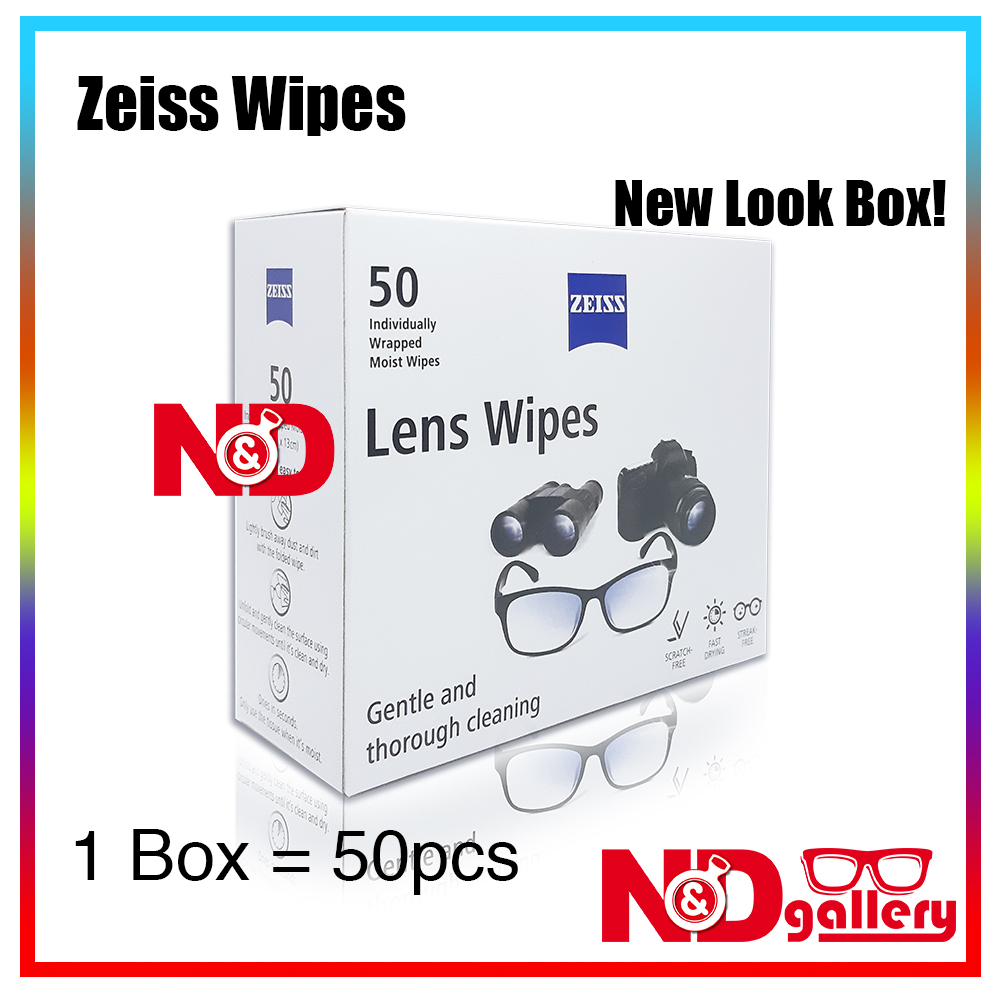 Carl Zeiss Lens Wipes 50pcs/Box with Alcohol  Ready stock , for cleaning glasses & Camera 100% Original