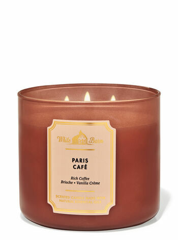 現貨｜BBW 3-Wick Candle -  White Barn PARIS CAFE 咖啡｜Bath & Body Works〈不包括在包郵活動內〉