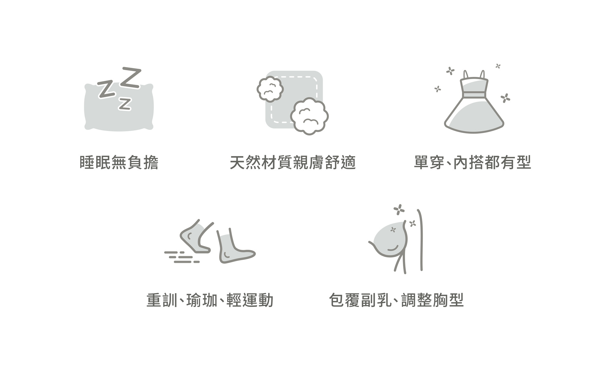 佳瑪大罩杯內衣，無鋼圈內衣好穿優點