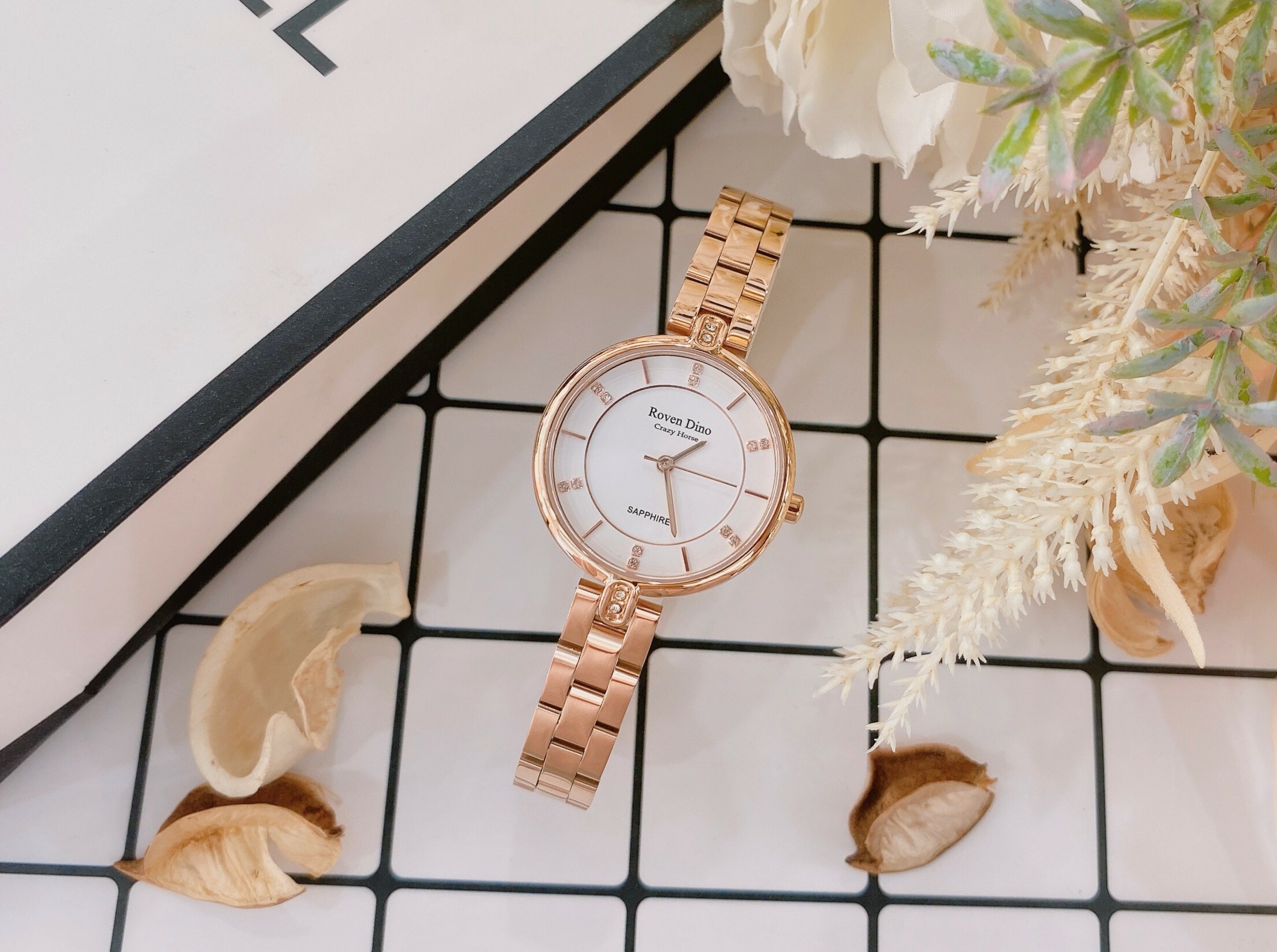 【Roven Dino羅梵迪諾】簡約優雅氣質女錶 RD6092RG 30mm  現代鐘錶