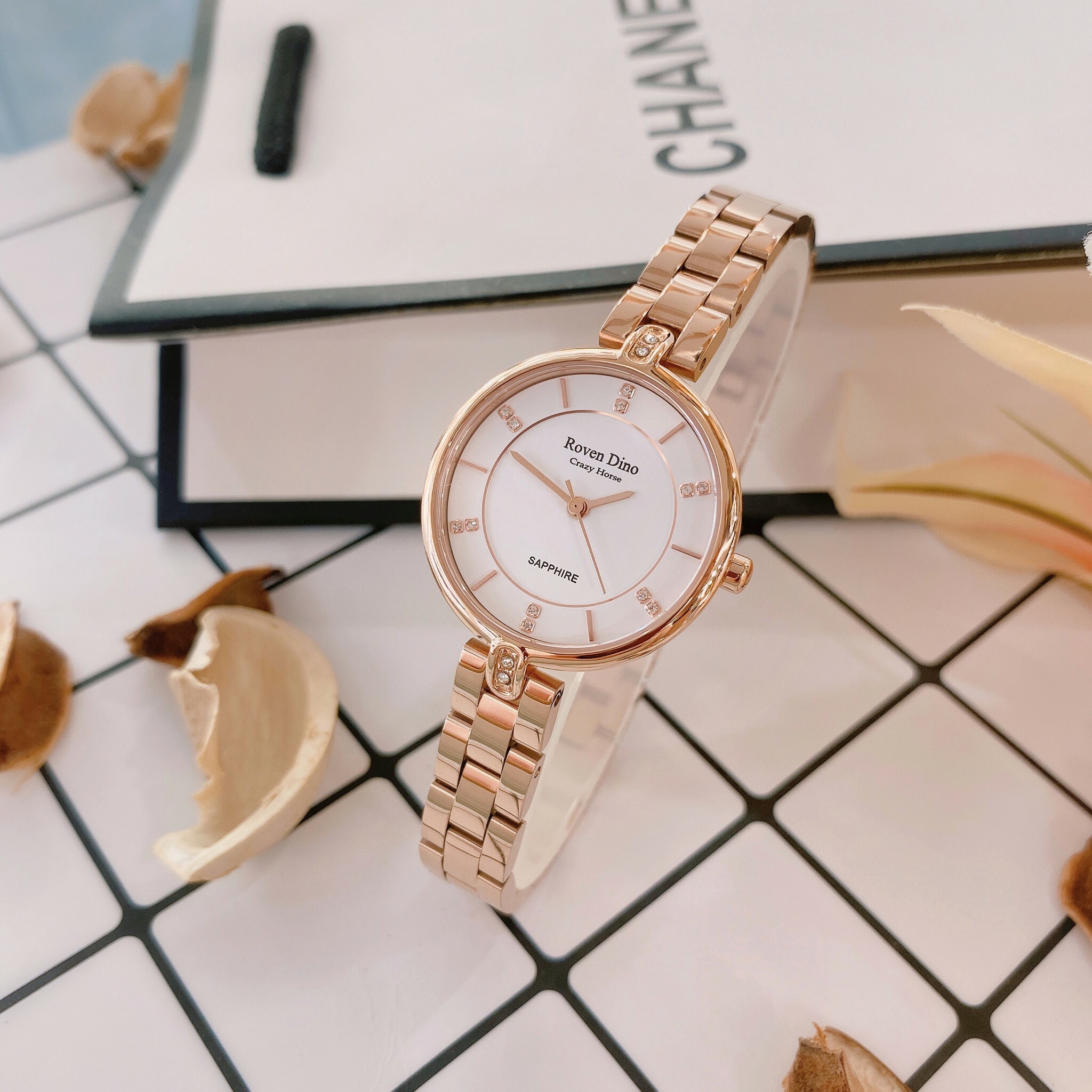 【Roven Dino羅梵迪諾】簡約優雅氣質女錶 RD6092RG 30mm  現代鐘錶