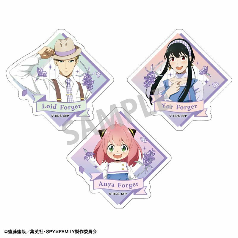 「ACG.GO」「預購」SPY×FAMILY 間諜家家酒 亞克力夾Set 薰衣草ver. 再販