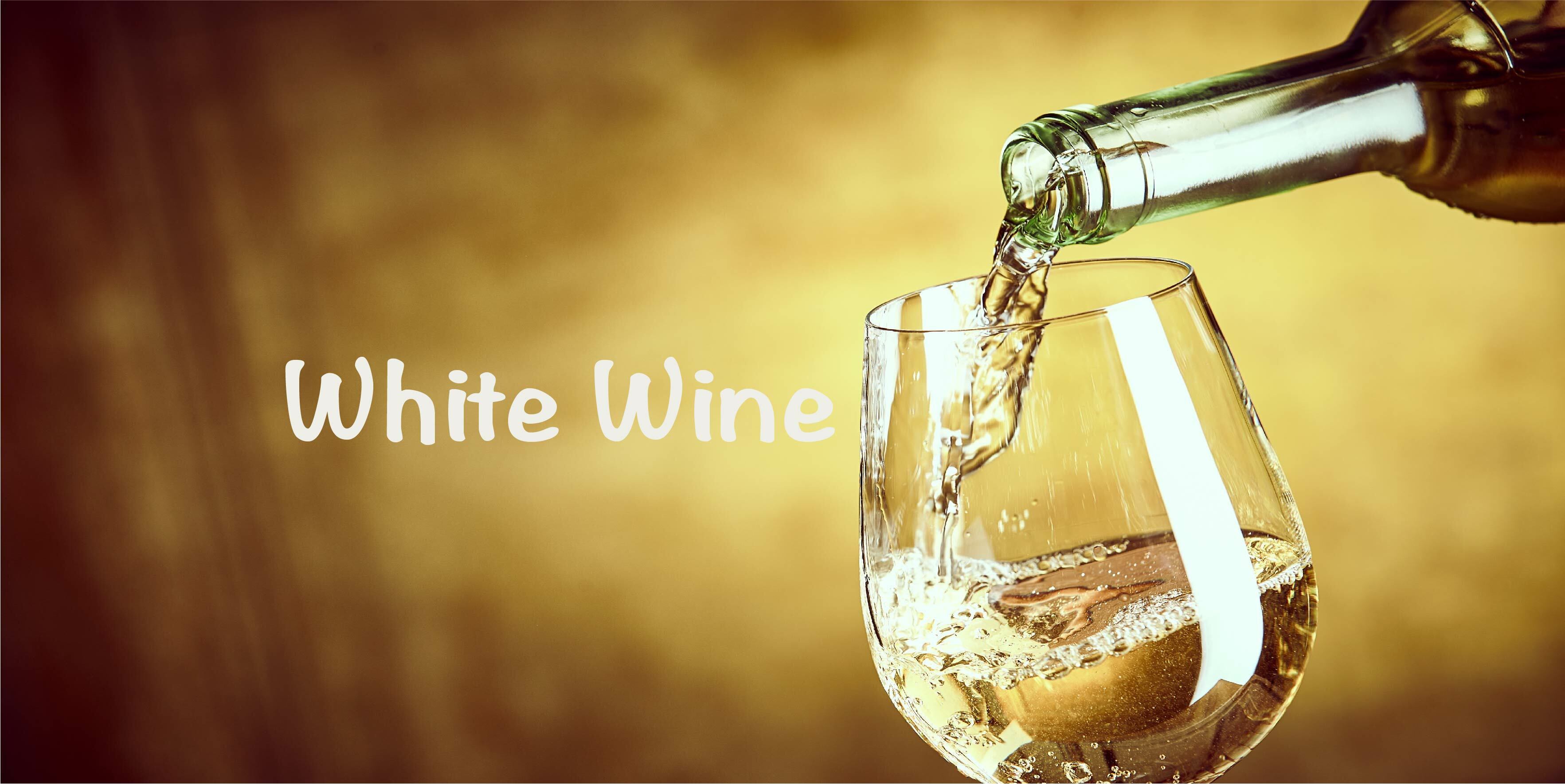 High quality of white wine sourced over the world including New world and old world wine