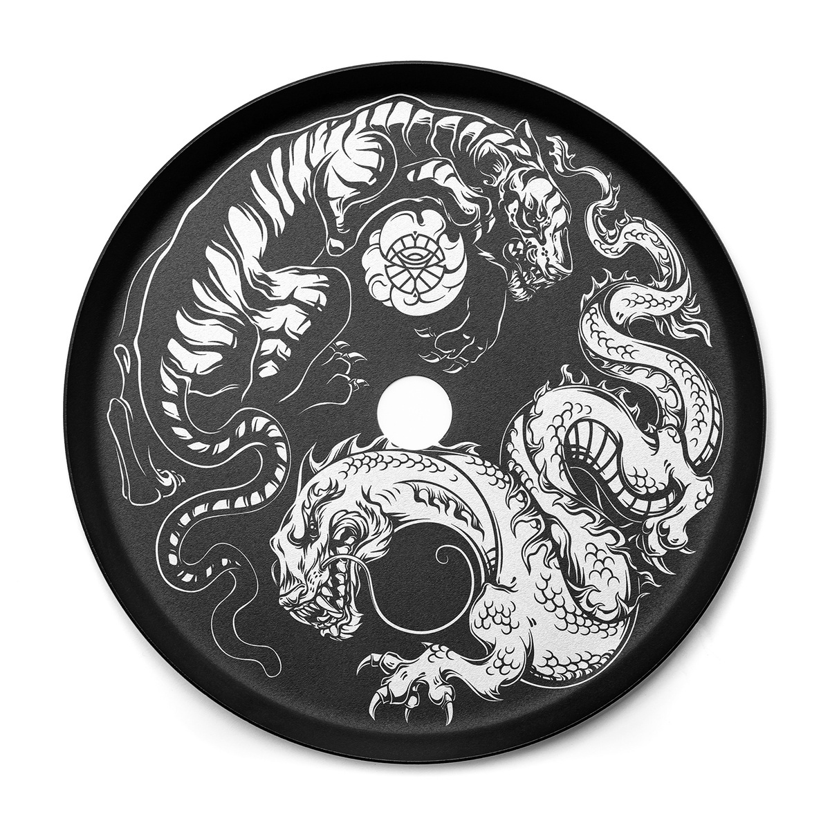 Alpha Hookah Tray - Tiger and Dragon 5